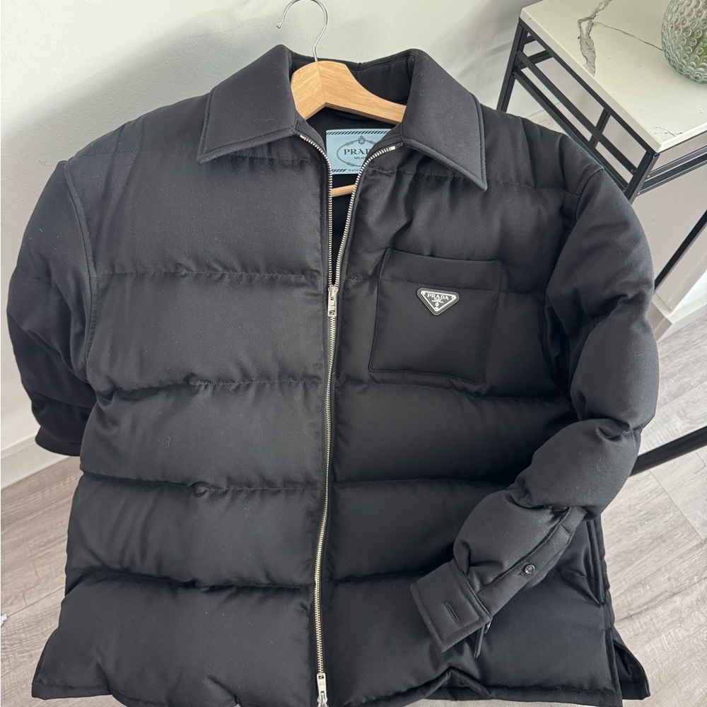 Prada  Black Puffer Coat